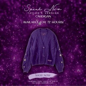 Speak Now (Taylor’s Version) Cardigan